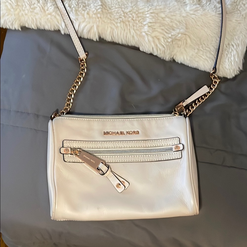 Michael Kors Cream Crossbody Bag